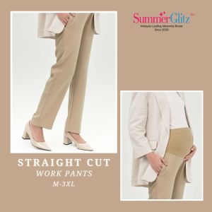 SummerGlitz Maternity Straight Cut Work Pants | Seluar Kerja Mengandung Muslimah