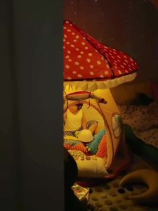 Play Tent House For Kids Indoor Tent For Kids Playhouse Kids Tent House Indoor Cartoon Mushroom House 儿童帐篷