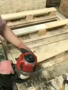 Cn55 Drum Nail Gun Paku Tembak Angin Kayu Palet 5CM Pneumatic Roofing Nail Gun