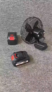 ATO Camping Fan 1599VF Bateri Kipas Metal 8 Inch Lithium Batter High-Power Mini Fan Adjustable Industrial Fan Suitable for office Dormitory Camping fan Cordless Fan