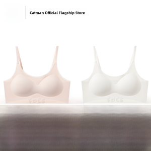 MiiOW | Cat Person Foundation Liquid Teenage Sports Bra Seamless Underwear For Girls Student Early Adolescence Development Period