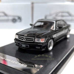 Rhino Model Mercedes-Benz 560SEC AMG Alloy Car Model 1:64 Collectible Simulation Metal Toy for Ages 14+ Male Female