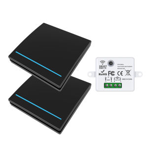 Wireless RF 433MHz Remote Control Push Button Switch Home Appliance Receiver Module - Lamp ON/OFF Relay Switch