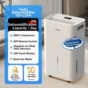 YADU | Household Bedroom Living Room Basement Dehumidifier 24L