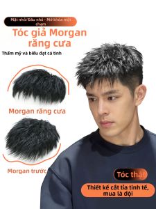 JIANGFASHIJIA | Tóc giả ngắn phong cách tự nhiên cho nam mặc hàng ngày