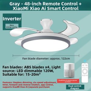 「China Plug」Chigo | Ceiling Invisible Fan Light 1 Unit