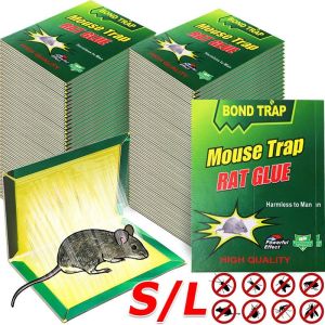 10ชิ้น กับดักกาวหนูขนาดใหญ่พิเศษพร้อมคุณสมบัติเหนียวพิเศษ / กระดานกาวหนูเหนียว / กับดักเหยื่อหนูแบบงู