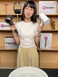 Hair Dryer Portable Hair Care Quick Dry Small Diffuser Hair Blowers 2 in 1 Hot and Cold 2500W High Power Low Noise