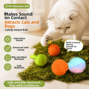 Hadassah | Interactive & Teething Cat Toy Ball