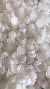 Túi 100 Cái Nút Tạo Fan Nối Mi Thần Thánh1 Bịch 100 Nút Nút Đựng Keo 2 Ngăn Tạo Fan Mi_Phụ Liệu Mi ACB Phát