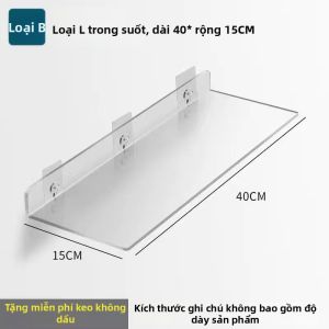 Kệ Để Đồ Trong Suốt Dễ Lắp Đặt Đa Năng