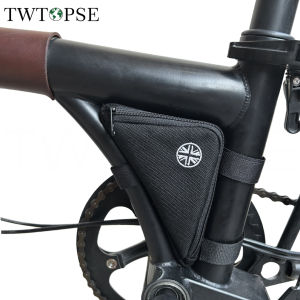 TWTOPSE Triangle Bike Bag For Brompton Folding Bicycle Tool Storage Bag Fit Tire Repair Tool Hidden Bag Nylon 1050D Accessories