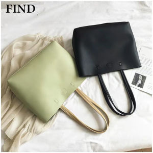FIND Fashion Tote Bag: Large Capacity Leather Shopping Tote Shoulder Bag for Women
