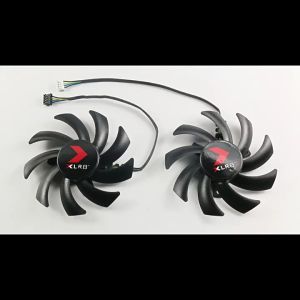 พัดลมการ์ดจอ PNY RTX 4060ti 4070 4070S VERTO Dual Fan graphics card cooling fan