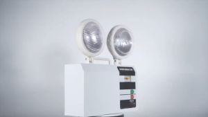【BOS】Emergency Lamp Light Fire Emergency Lamp Ultrafire Rechargeable Twinhead LED Automatic Emergency Lamp OutSafety Exit Evacuation Instructions Work LightsLasts up to 32 Hours.