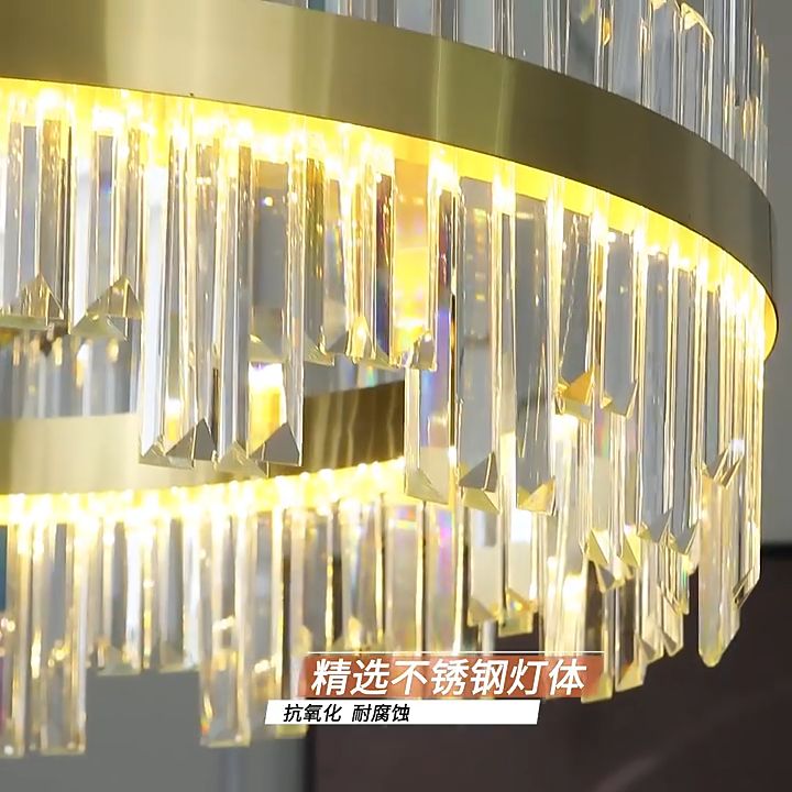 Modern for Living Room ceiling Chandelier Lamp Dining Light Bedroom Lights 3 Color Lamps with Remote