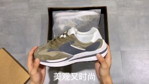 2023 Mới mùa xuân Vintage gió daddy giày thời trang giải trí giày thể thao tăng chiều cao đế dày Forrest chạy giày nam