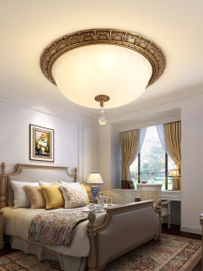 KELUO | European Vintage Bronze Ceiling Light