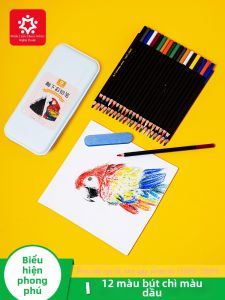 Hand-drawn Color Drawing Oily Colored Pencils 12 Colors