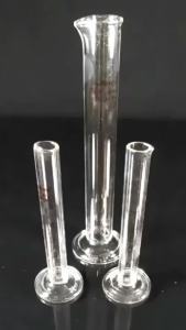 ZEO Glass Measuring Cylinder 5ml/10ml/25ml/50ml/100ml Laboratory Measure Tube