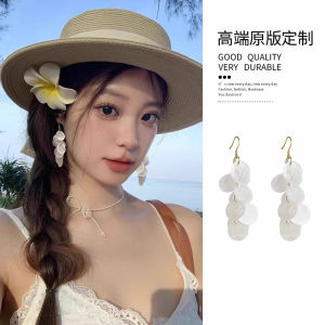 Elegant Fringe Imitation Shell Ear Hook Minimalist Ear Cuff Cold Tone Fashion Luxury New Style Ear Jewelry Alloy/Silver/Gold