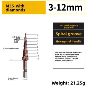 BAIRUITE | Cobalt Tower Drill Bit for Metal Drilling