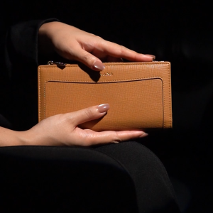 Mikana Itsuko Long Wallet for Woman with card holder for women with picture pocket pouch pitaka