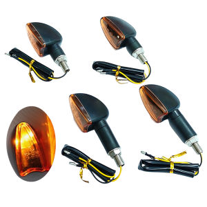 12V 10mm Universal Halogen Motorcycle Turn Signal Light for Honda Yamaha Scooter - Universal Motorcycle Blinker Lamp