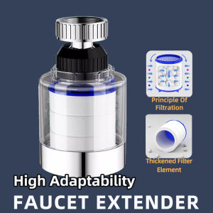 Multiple Filtering Faucet Filter Anti-Splash Water Purifier Adapter For Kitchen Bathroom Enhanced Water Flow