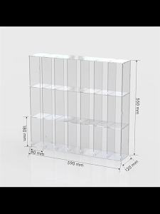 Tủ Hiển Thị Búp Bê Trong Suốt Có Cửa Acrylic