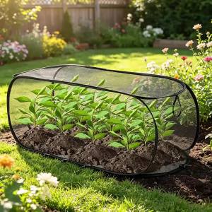Pop Up Garden Mesh Plant Cover Seedlings Large Vegetable Supplies Indoor Gardening Greenhouse Accessories Plants Covers Products