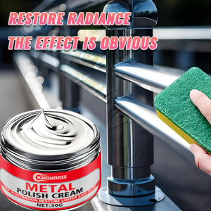 Multi-Functional Metal Polishing Wax - For Chrome Plating Restoration of Cars and Motorcycles Polishing of Stainless Steel Kitc