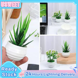 Simulation Potted Plant: Small Fake Flowers & Artificial Succulents