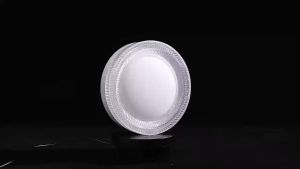 Modern Ultrathin Square/Round LED Ceiling Lamp 48W 36W 24W Crystal Light Home Lustre Fixture for Balcony Kitchen Bedroom