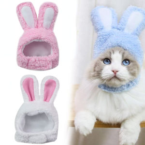 Hat For Cat Bunny Rabbit Hat With Ears For Cats Small Dogs Easter Cat Costume Easter Pet Cap