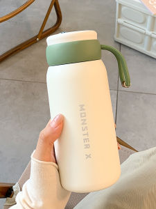 Japanese Style Portable Small Beauty Insulated Water Bottle Stainless Steel 304 Capacity 301mL-400mL Simple Design Student