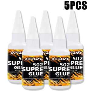 LOOLIFL | Super Glue Instant Strong Adhesive Fast Dry Waterproof Multi Material Glue for Metal Plastic Ceramic Wood DIY Repair Adhesive