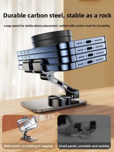 SAMTOGO | Stable Foldable Multifunctional 360 Degree Rotatable Mobile Tablet Stand