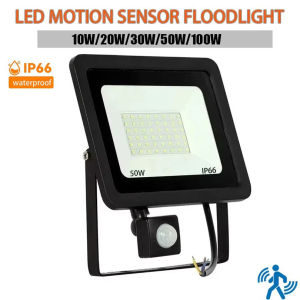 Lamp With Motion Sensor Interior 220V 10W 20W 30W 50W 100W Outdoor Led Flood Light Waterproof Led Spotlight Focus Floodlight