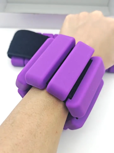 สายรัดถ่วงน้ำหนักข้อมือ สร้อยข้อมือถ่วงน้ำหนัก กำไลถ่วงน้ำหนัก ดัมเบลข้อมือ อุปกรณ์ฟิตเนสสำหรับผู้ชายและผู้หญิง จำนวน 1 คู่