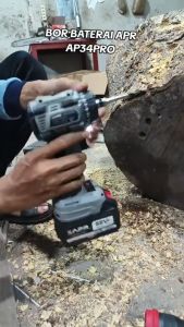 APR PRO STORE - APR Raja Bor Brushless AP34PRO Impact Driver Kayu Besi Sekrup Hex 2Baterai 10Cell Bergaransi 5Thn BOR BATERAI APR