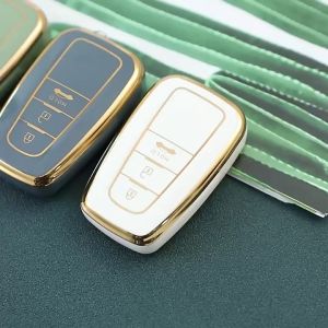 Bao Da Vỏ Bảo Vệ Ốp Chìa Khóa Bọc Chìa Khóa Cao Cấp Dùng Cho Xe Toyota Altis Corolla Cross Camry Highlander Mẫu Mới