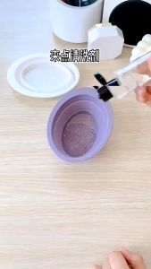 Dụng Cụ Vệ Sinh Cọ Trang Điểm Bằng Silicone Chậu Giặt Cọ Trang Điểm Và Mút Trang Điểm Gấp Gọn Tiện Lợi Đa Năng Màu Hồng