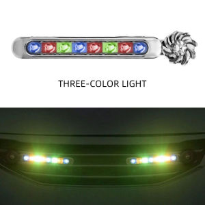 KEVANLY | 2pcs Car With Wind Powered Fan LED Daytime Headlight Auxiliary Lighting For Enhanced Visibility Motorcycle Lamp Floodlights