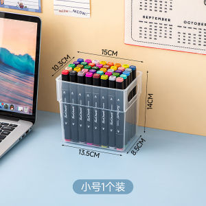 Marker Pen Storage Box Desktop Large Capacity Kids Student Pencil Box Watercolor Pen Stationery Multi-Functional Pen Holder