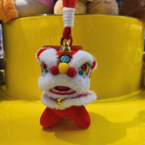 TIANZHENTONGXIU | Chuỗi Khóa Hình Đầu Sư Tử Múa Dân Gian Tết Trung Quốc Dễ Thương