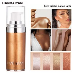 Kem Làm Nổi Bật Dạng Lỏng Lâu Trôi Shimmer Glitter Kem Nền Cơ Thể Mịn Màng Tỏa Sáng Trang Điểm Dễ Trang Điểm Làm Sáng Da 20ml