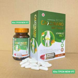 Viên uống tăng chiều cao CALCIUM NANO bổ sung CanxiTảo Xoắngiúp tăng chiều cao từ 6-25 tuổi(60v/h)