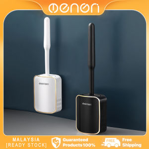 MENGNI 2 in 1 Luxury Toilet Brush Bathroom Wall-mount Quick Draining Clean Tool Cleaning Brush Bathroom Accessories Set