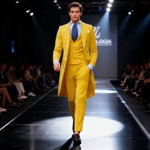 3 Piece Long Formal Mens Suit for Wedding Solid Color Smoking Suit for Graduation Dance Matching Outfit Set